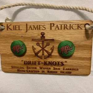 Kiel James Patrick drift knot earrings